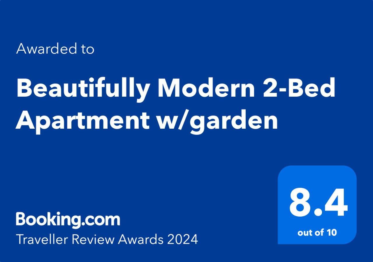 Beautifully Modern 2-Bed Apartment W/Garden Лондон Экстерьер фото